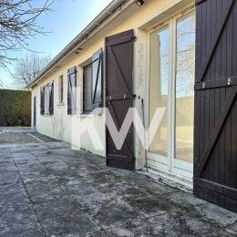 A VENDRE SUR WARMERIVILLE MAISON DE PLAIN PIED AVEC GARAGE ET JARDIN CLOS